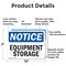 Signmission Equipment Storage, 10 in W x Rectangle, Aluminum OS-2PACK-NS-A-710-L-12130 - alternate 3